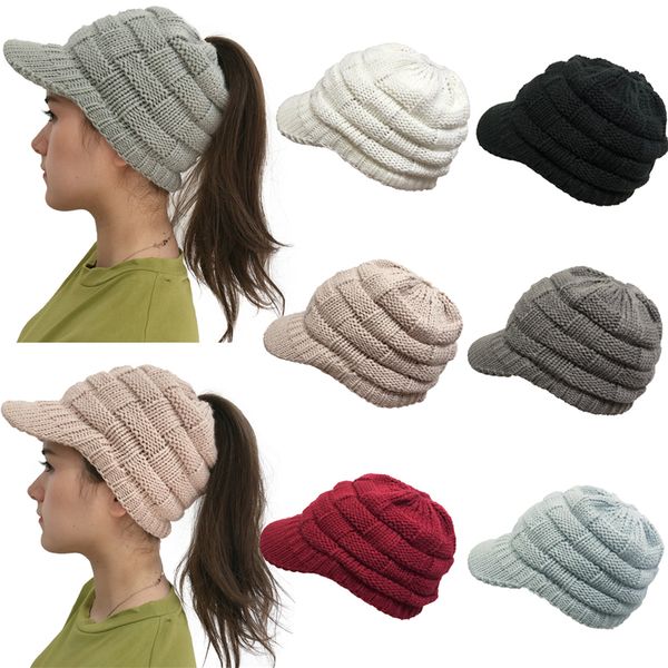 

szmall fashion winter warmer cap knitted elastic soft female hats, Blue;gray