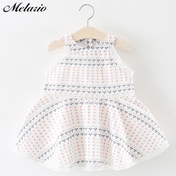 

melario детское платье братц 2020 новые летние девочки детская одежда cute cotton flower printed без рукавов партии принцессы платья, Red;yellow