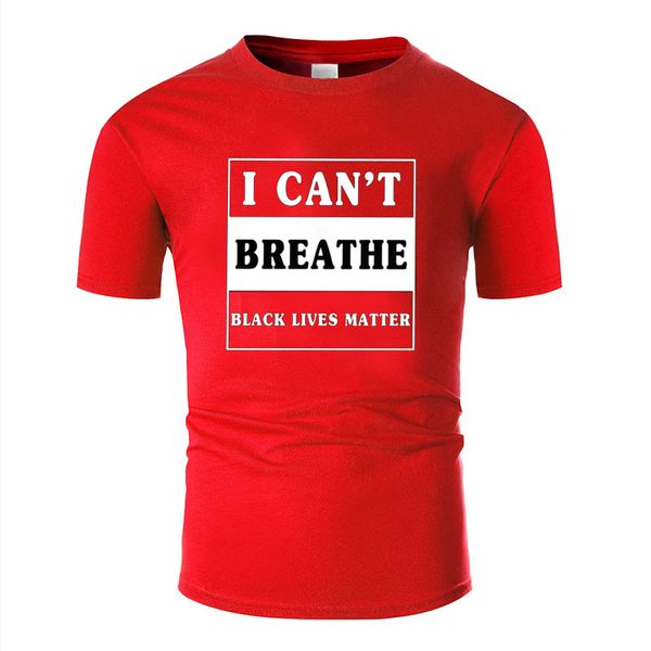 

2020 i cant breathe shirts men women t shirt black lives matter justice for foyd printed protest 100 cotton t shirts tee, White;black