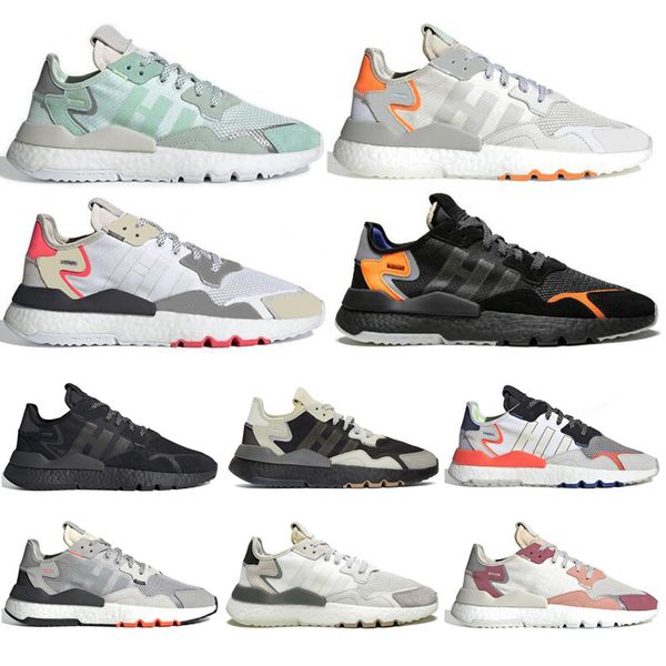 

new nite jogger men women running shoes reflective trace pink beige triple black white mens trainer fashion sports sneakers