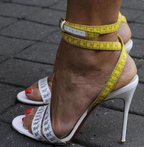 

summer unique design ruler cross high heel sandals charming ankle straps sandals party dress stiletto sandal ruler sandal, Black