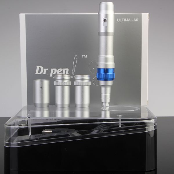 

A6 new white profe ional medical grade therapy manufacture machine cartridge derma pen drpen a6 drop hipping available