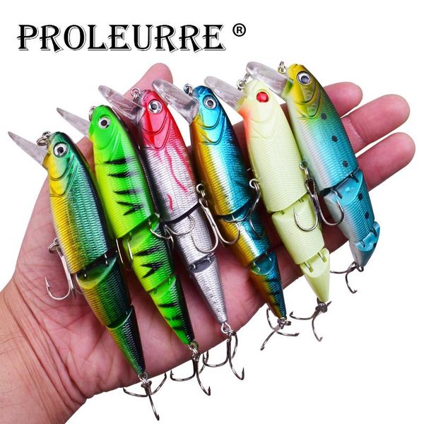 

proleurre jointed fishing lure 10.5cm 15.5g minnow hard bait artificial fishing wobblers plastic fish pesca fishing tackle jgrij