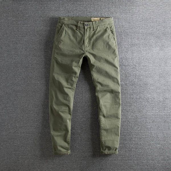 

2019 new arrival simple english slim and small foot trade single men's leisure pants handsome boy's designer, Black