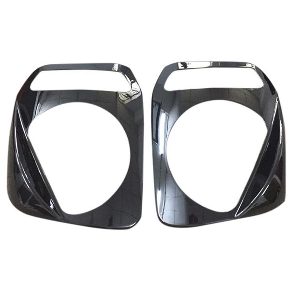 

1 pair car headlight lampshade shield protective decorative baffle headlight lampshade trim for jimny 2007-2015 black