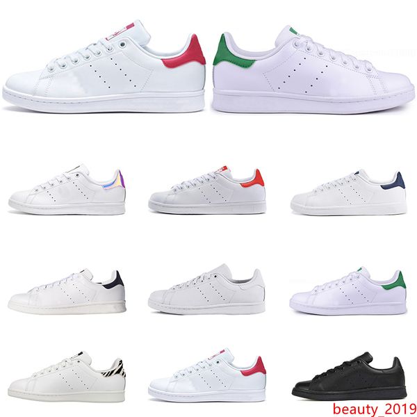 

2019 stan smith shoes brand men women black white red casual leather sports sneakers skateboard running shoes size 36-45