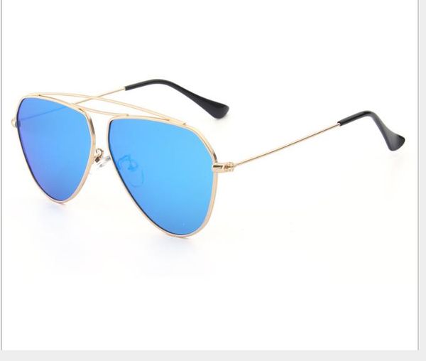 

new kids'sunglasses for boys and girls toad mirror metal sunglasses fashion sunglasses, White;black