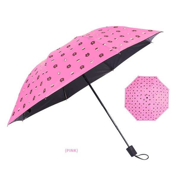 

4 цвета новый apollo медведь зонт mini three-складные thicker черное покрытие ткань anti-uv umbrella r3535