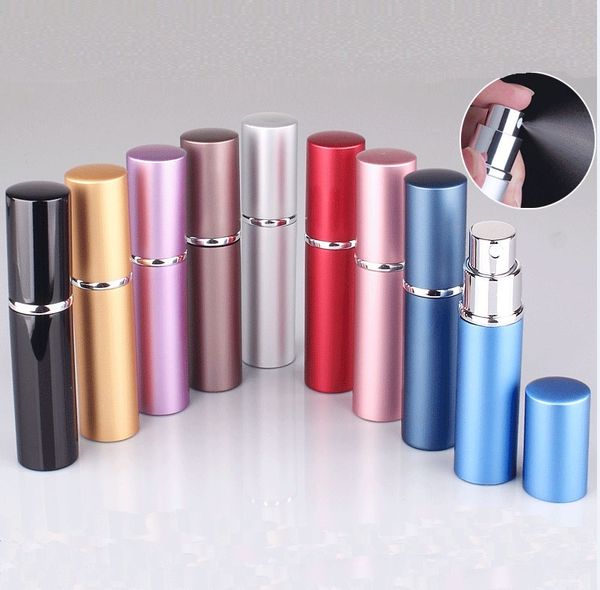

5ml mini perfume spray bottle portable refillable atomizer empty bottles essential oils diffusers home fragrances for cosmetic fa2037