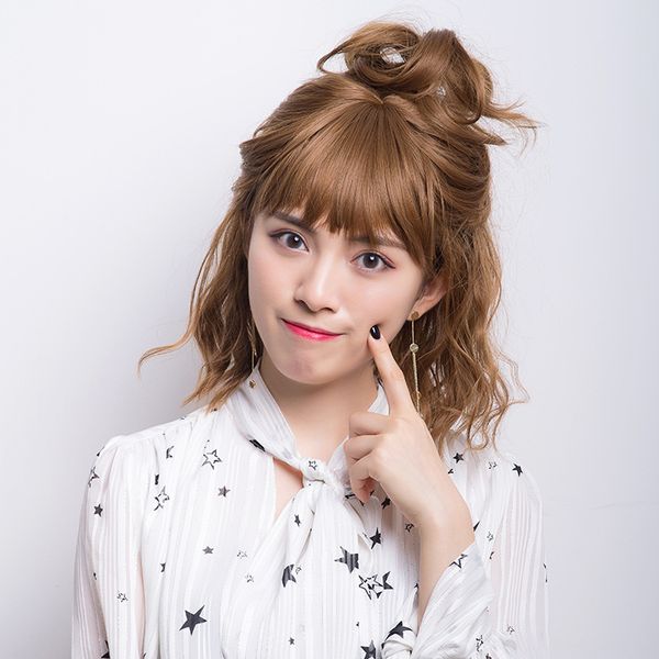 Wig Manufacturers Wholesale Full Headgear Sweet Net Red Realistic