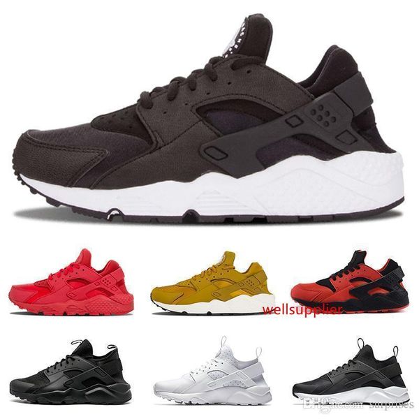 

running sale huarache 4 shoes for mens womens all white huraches ultra breathe huaraches athletic hurache sports sneakers size 36-45