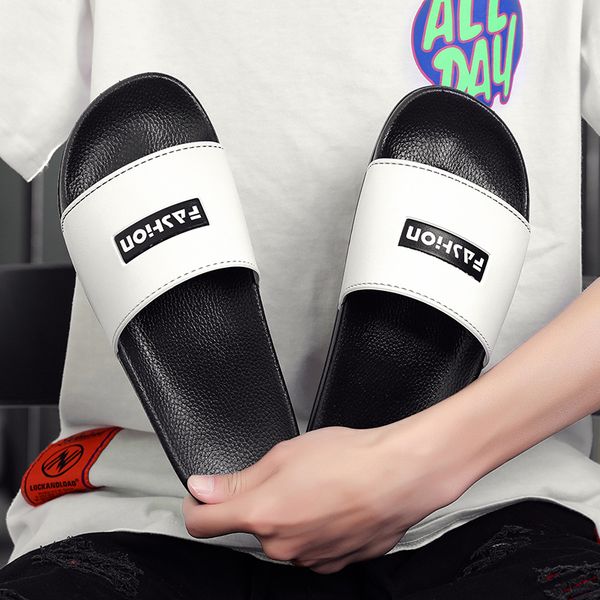 

mens sandals summer men home slippers big size 38-49 platform shoes men beach slippers fashion comfortable home for, Black