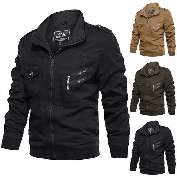 

jaqueta masculino men's autumn winter vintage zipper stand collar solid imitation leather coat chaqueta hombre casaco masculino, Black;brown