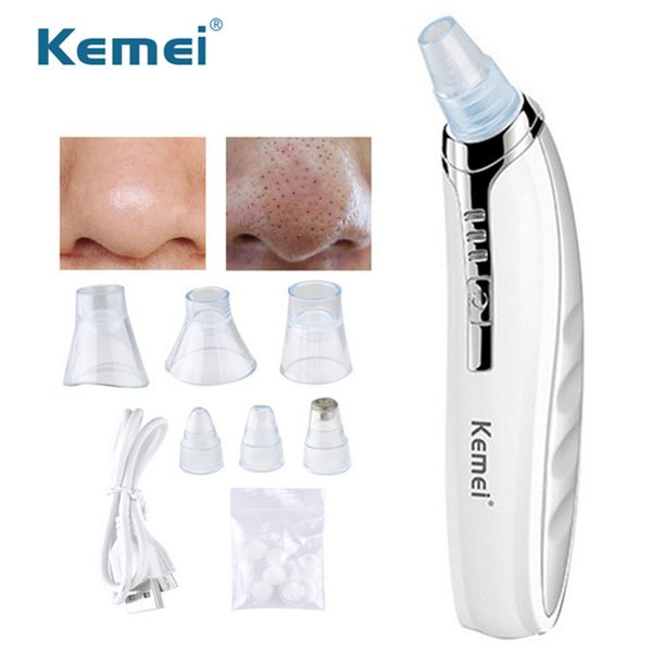

kemei blackhead remover usb face deep nose cleaner t zone pore acne pimple removal vacuum suction facial beauty clean skin tool