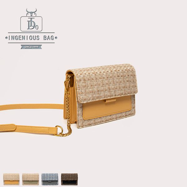 

women handbags straw weave fashion shoulder bags for ladies crossbody bag flap small pu leather