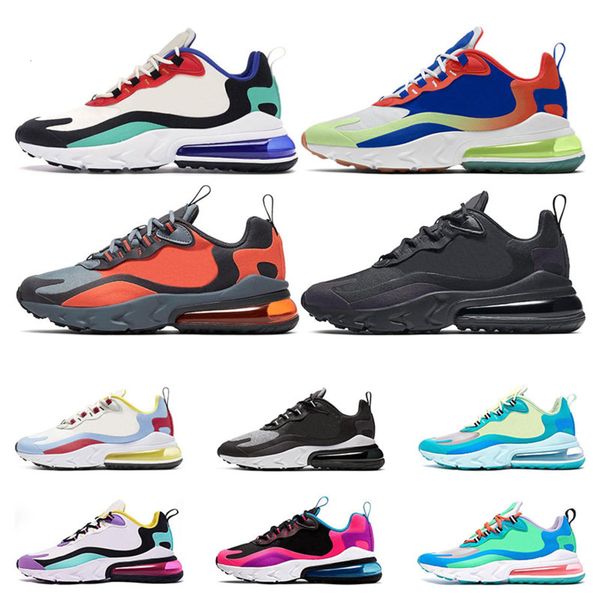 

2020 new react men running shoes bauhaus orange grey sug8r optical triple black hyper jade mens trainers sports sneakers size 36-45