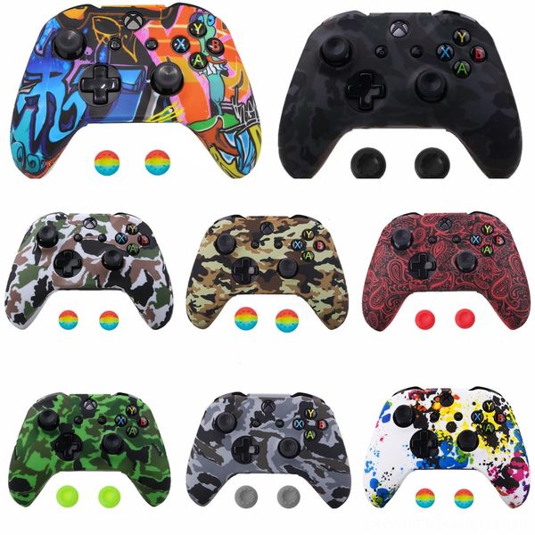 

2noyx pad silicone rubber skin for protective cover case game soft joystick cover gamepad microsoft xbox one s controller