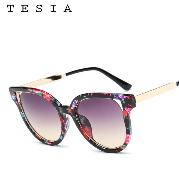 

tesia sunglasses flower marble pattern sunglasses women oversize goggle frame mirror flat vintage retro lens sunglasses t1554 ueaoj