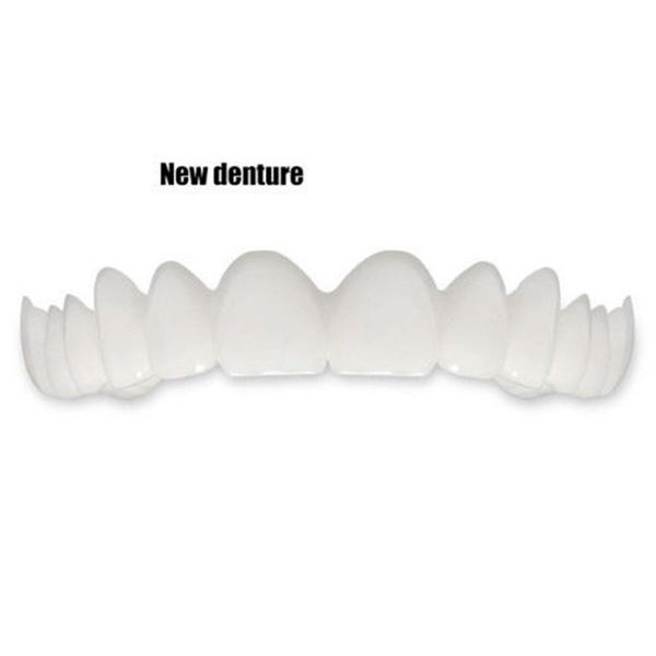 

Teeth Whitening Teeth Cover Perfect Smile Comfort Fit Flex Teeth Veneers Upper Lower Set Beauty Supplies