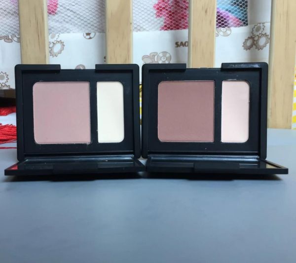 

brand matte nude blusher powder face makeup double color highlighter beauty 2tyle random blush cosmetics dhl