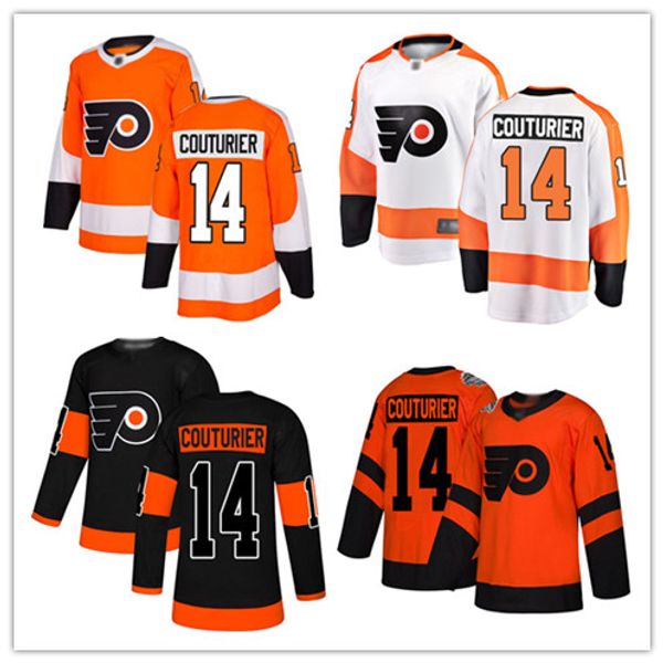 

sean couturier jersey premier orange men's black women's youth philadelphia flyers alternate breakaway white fanatics hockey jerse, Black;red