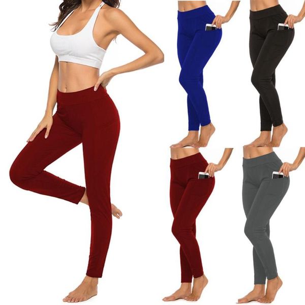 

women seamless solid yoga sports tight pants hips high waist thread pant elastic force exercise for gym outside multicolor, White;red
