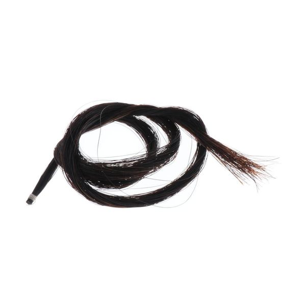 

dark brown horse show tail hair extension bow for 4/4 double bass accessory