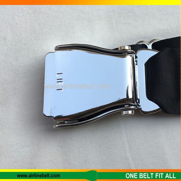 

full sus 304 stainless steel airplane seat belt buckle safety seatbelt clip adjuster men waist belt lock buckle ing