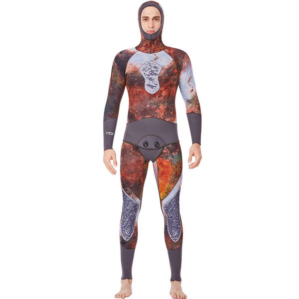 

dive&sail men xxl 3mm wetsuit scr neoprene jumpsuit and jacket iving spearfishing diving suit snorkel super elastic surfing