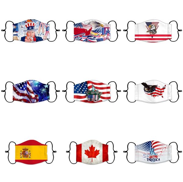 

designer masks reusable protective pm2.5 filter printing mouth mask anti dust face mask windproof mouth-muffle 84 styles damon018 #3411