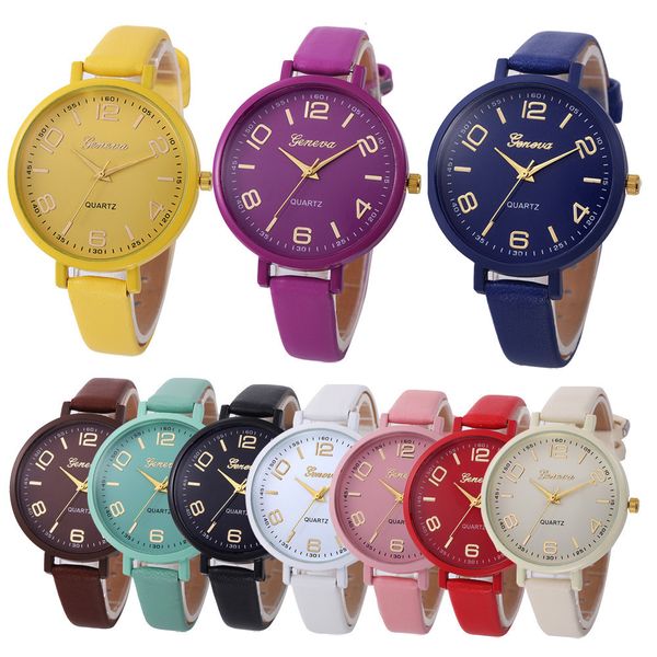 

fashion elegant watches women ultra thin fine leather belt classic designer ladies girls quartz wrist watch zegarek damski, Slivery;brown