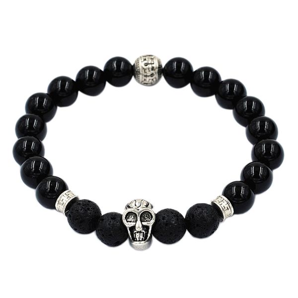 

women men bracelet elastic beaded bracelet tibet charm bracelets, Black