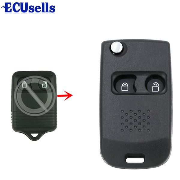 

2 button modified folding ffip remote key shell case fob for transit connect maverick uncut fo38 blade fo21 blade