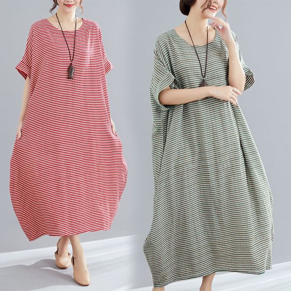 

2019200 фунтов стерлингов мм литература будет код легкое тонкое хлопковое платье в полоску с коротким рукавом, White;black