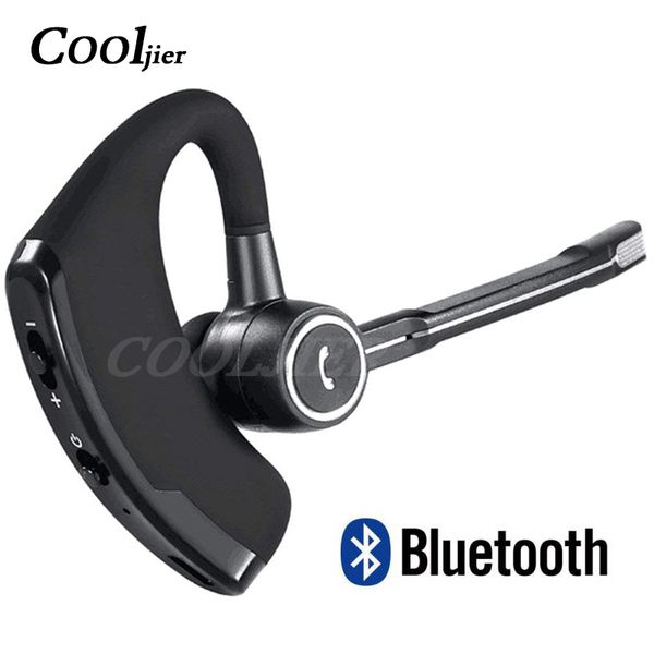 

cooljier v8s business bluetooth headset car bluetooth handswireless bluetooth earphone with mic for iphone xiaomi samsung