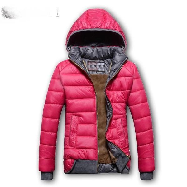 

2019 new women's down & parkas female models sport coat plus velvet down jacket women's winter warm hooded jacket, Black;brown