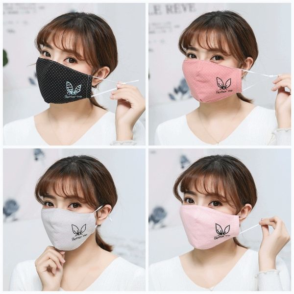

outdoor warm windbreak mouth mask animals pattern dust face masks mens womens anti saliva sports respirator factory direct 4jy e1, Black