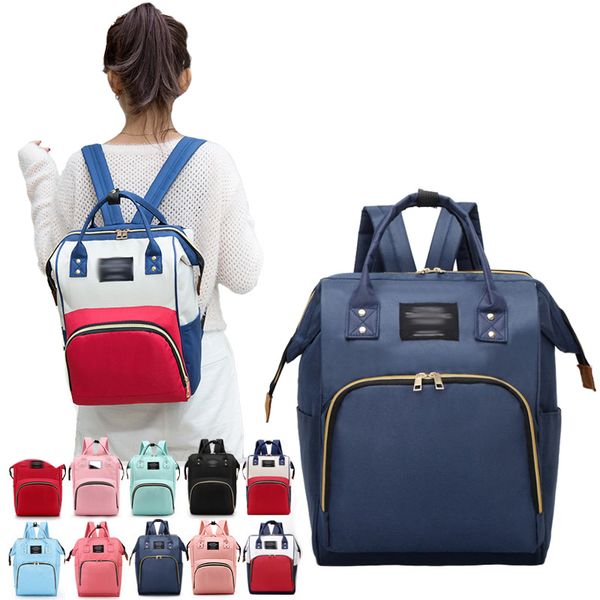 

Large Capacity Mummy Maternity Nappy Bag Outdoor Mom's Backpack Nursing Bag Mummy Travel Backpack Zippers Baby Care Bag