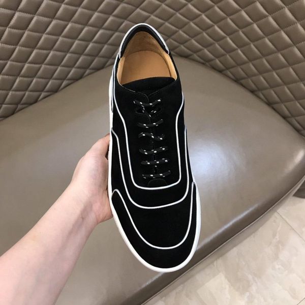 

autumn and winter catwalk with the same paragraph on the white sports and leisure style lace wild and comfortable soft white shoes 58888, Black