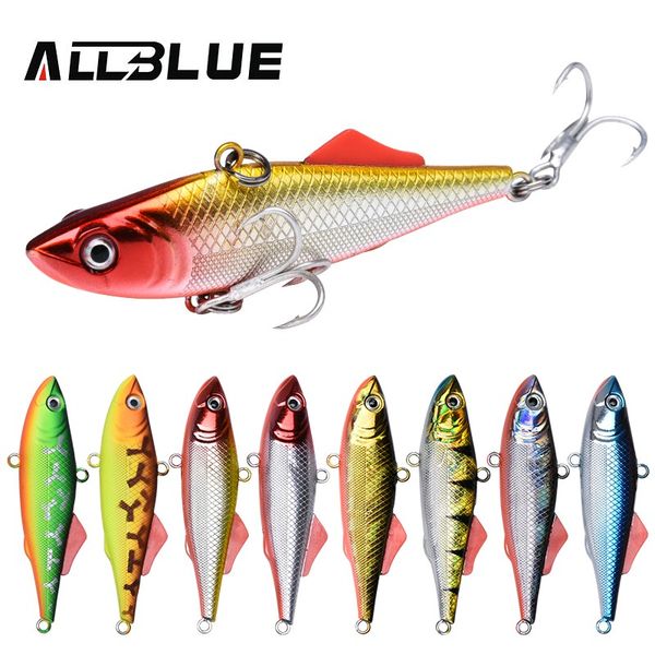 

allblue kalika vib 65s sinking vibration fishing lure hard plastic artificial vib winter ice jigging pike bait tackle isca peche