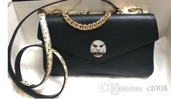 

popular women shoulder bags luxury real leather 27cm wide chain bags detachable leather belt metal hasp layeys of pockets