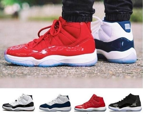 

new 11 basketball shoes 11s men women gym red high low le space jam university blue rose gold navy gum concord 23 45 space jam sneakers