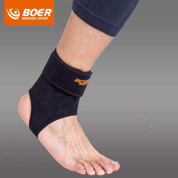 

boer 1pc ankle support brace product foot basketball football badminton sprained ankles warm nursing care for men women a54, Blue;black