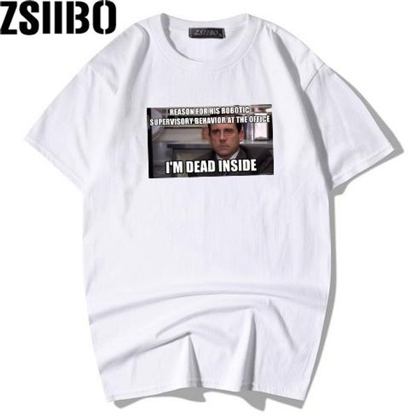 

2019 лето новая футболка 3d печать pattern office футболка мужская и женская повседневная рубашка с короткими рукавами фитнес-тройники mc112, White;black