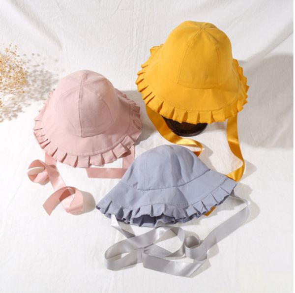 

Fashion Child Girls Fisherman Hat Sunhat Sunbonnet Sunny Hat Summer Cute Hats 4 Colors