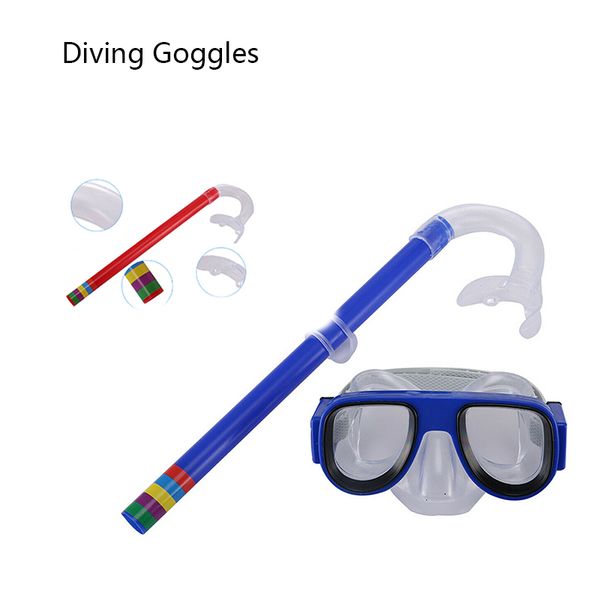 

beach travel play funny children safe snorkeling diving mask+snorkel set pvc scuba swimming set water sports tools