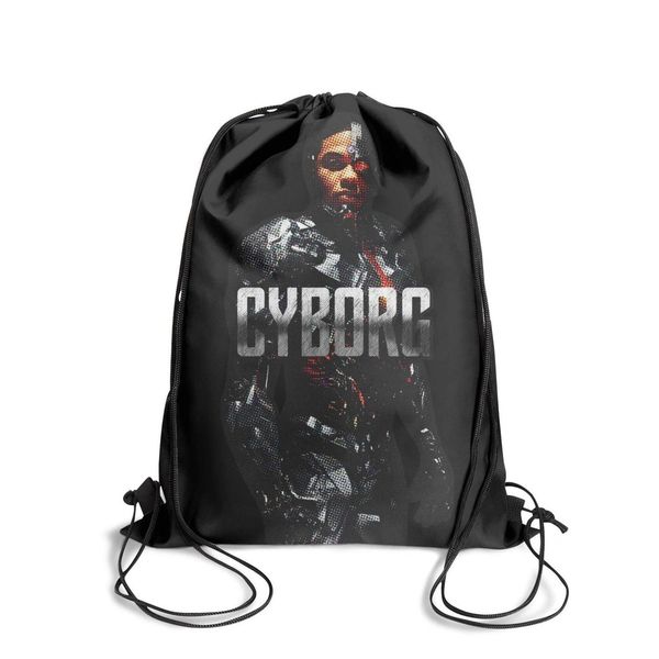 

cool cyborg illustration color fashion sports belt backpack,design retro suitable for outdoor superman poster logo red yellow black bule