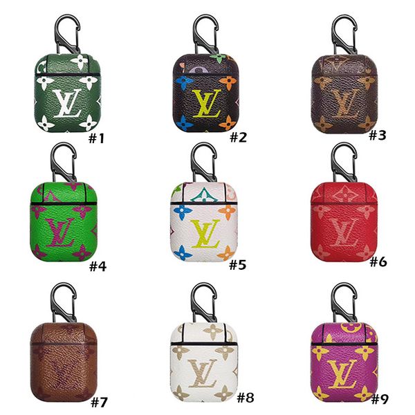 

PU кожаный чехол для роскошных чехлов для наушников крышка крючок Застежка брелок Bluetooth чехол для наушников 9 стилей