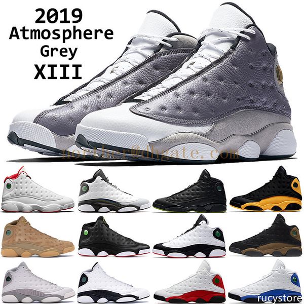 

2019 men 13 atmosphere grey basketball shoes mens 13s love and respect he got game cp3 home black cat barons hologram designer trainers