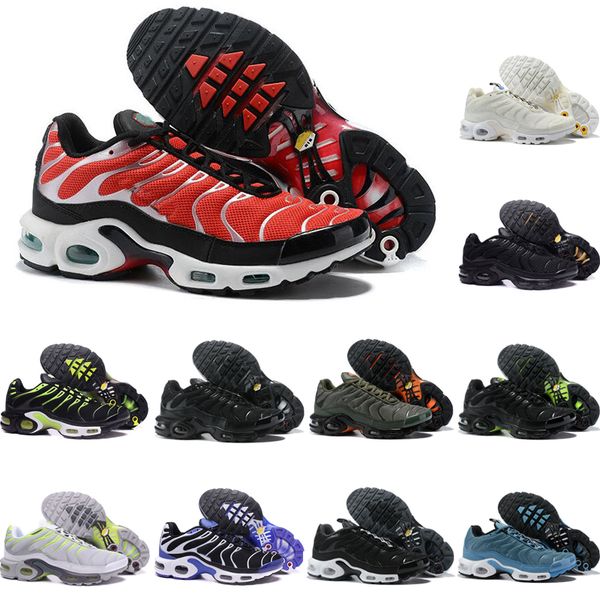 

nike air max tn plus новый дизайн высочайшее качество tn мужские шоу дышащая сетка chaussures homme tn requin noir повседневная кроссовки 40